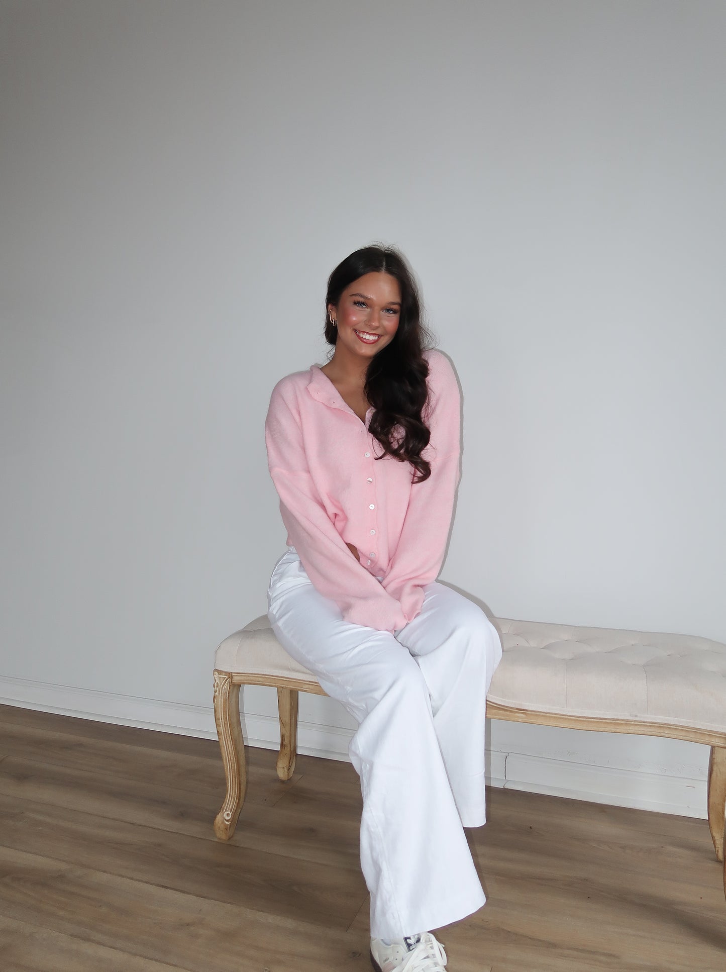 Malina Cardigan | Bubblegum Pink