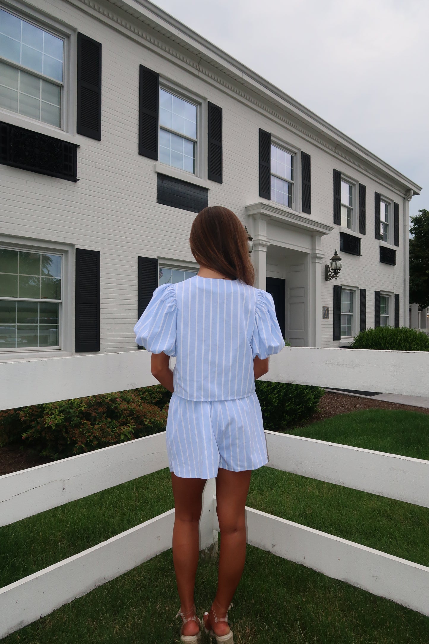Liberty Belle Striped Set | Blue