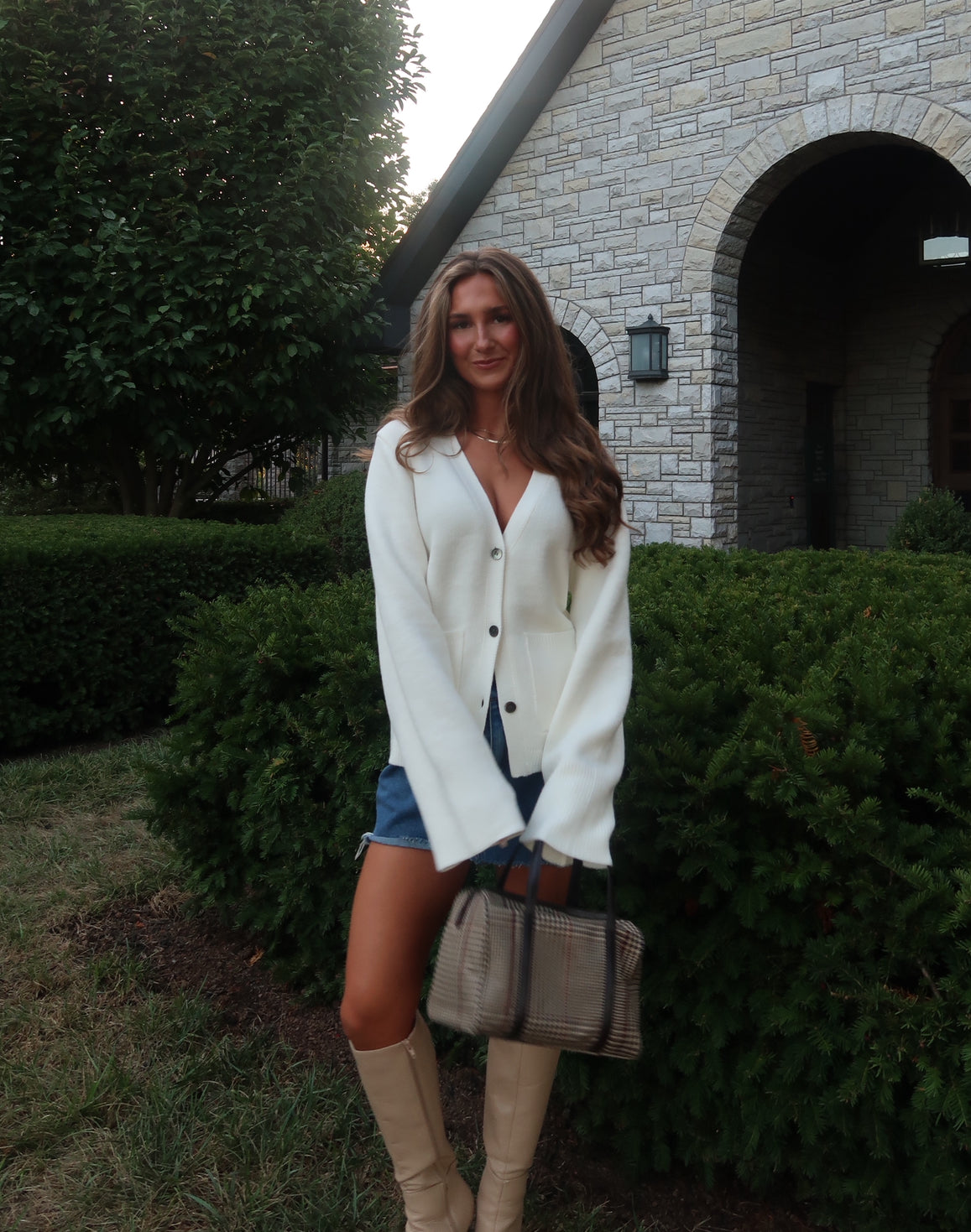 Estelle Cardigan | White