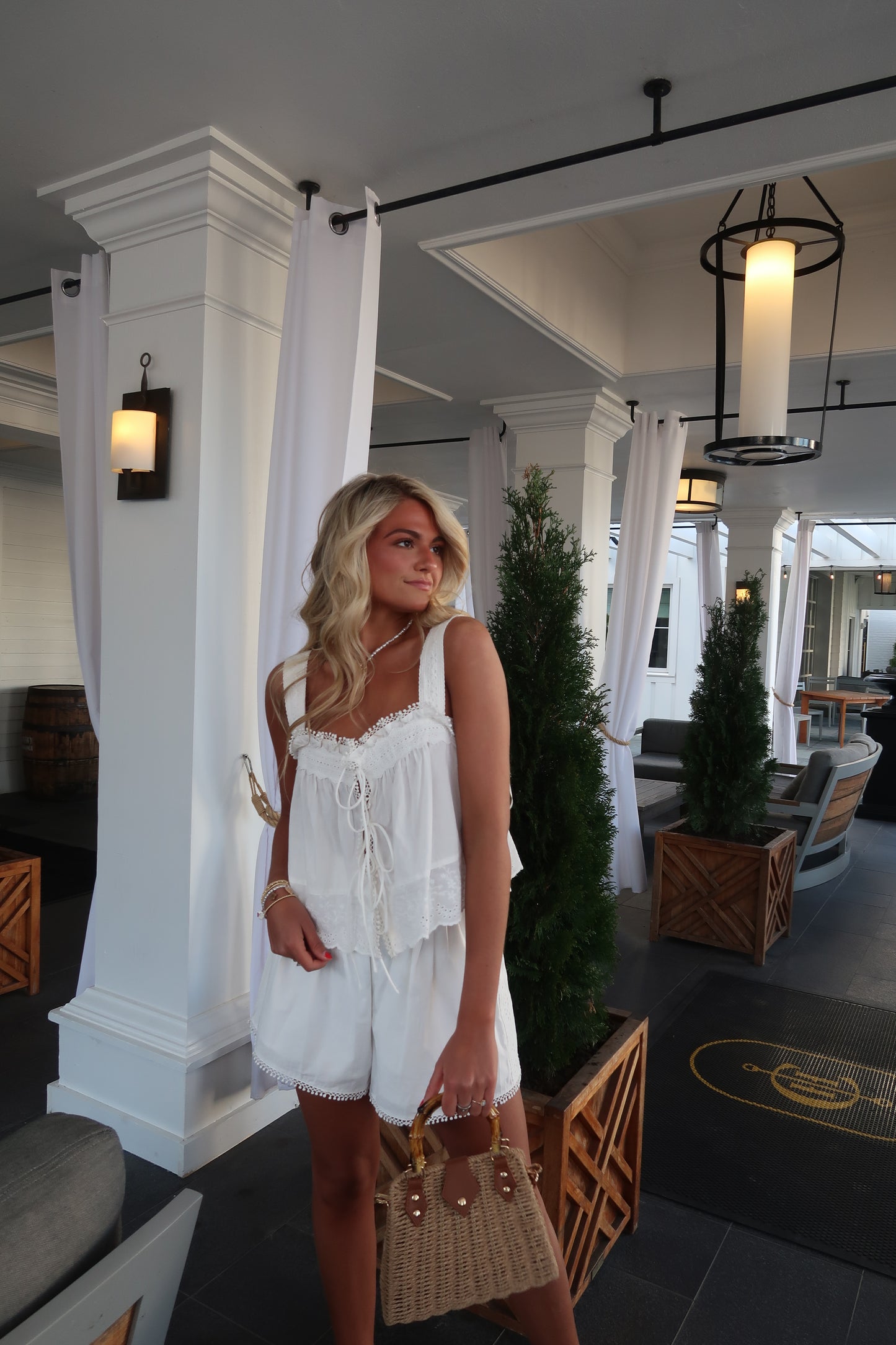 Emmie Eyelet Shorts