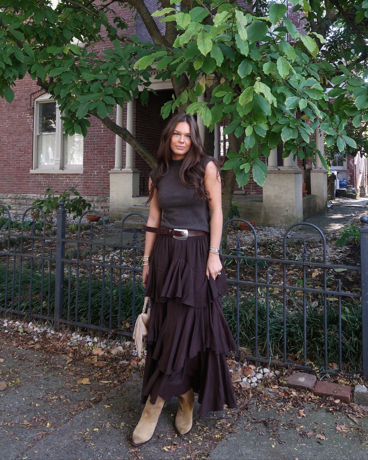 Rowan Knit Top | Brown