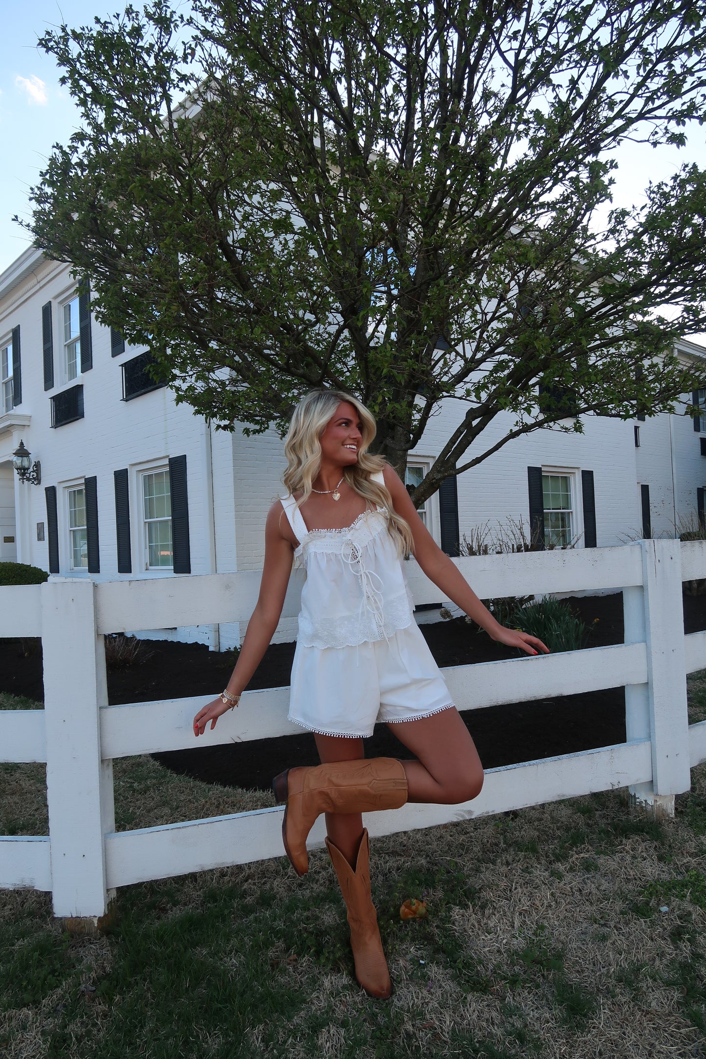 Emmie Eyelet Shorts