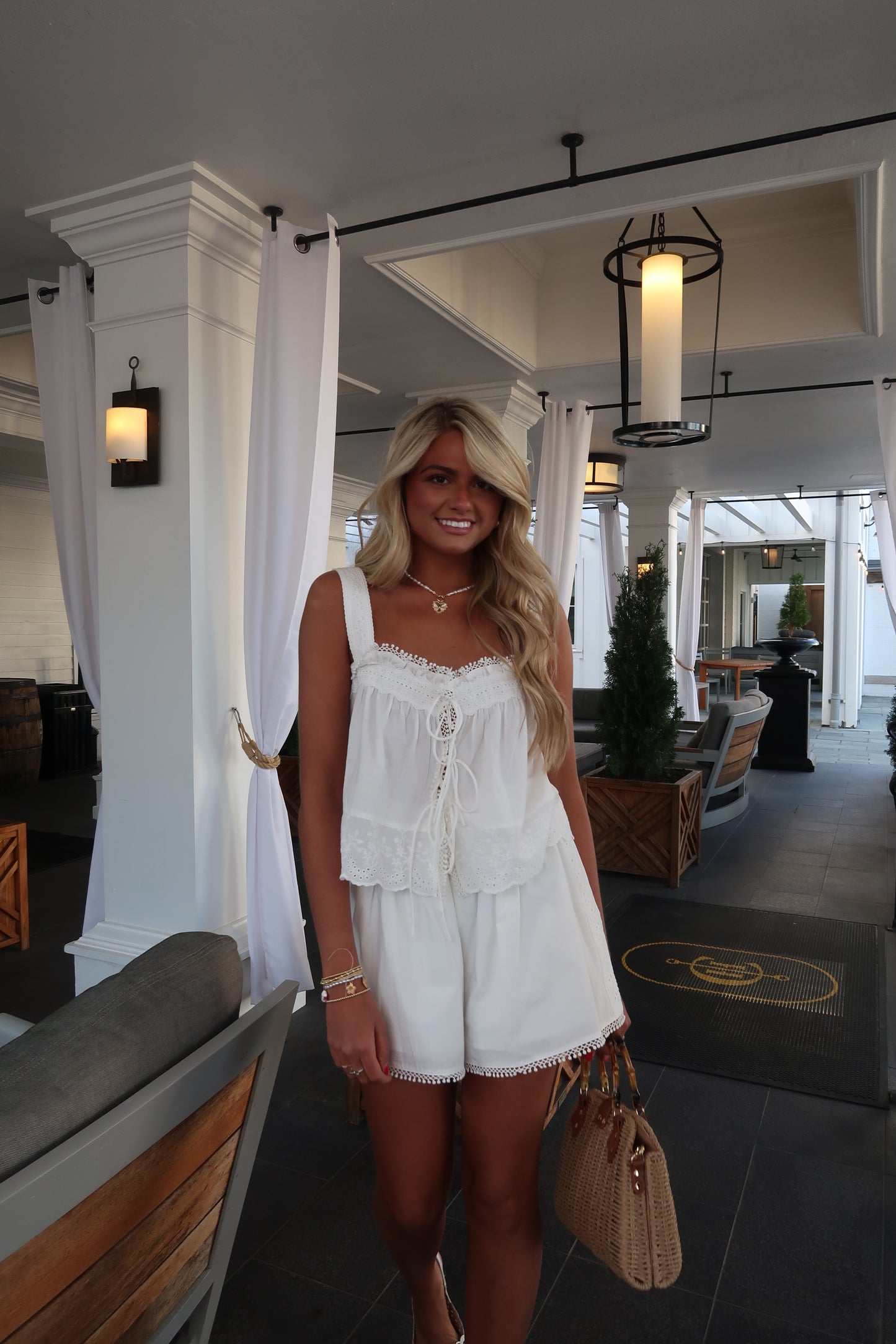 Emmie Eyelet Shorts