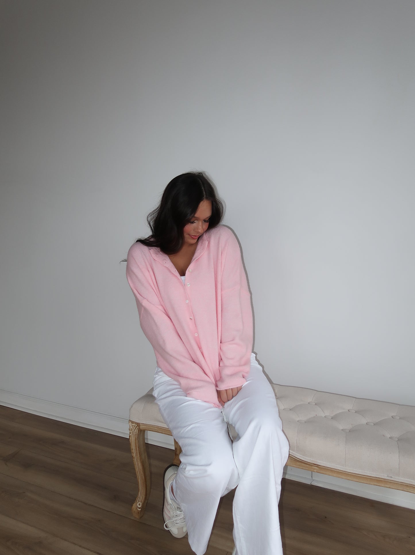 Malina Cardigan | Bubblegum Pink