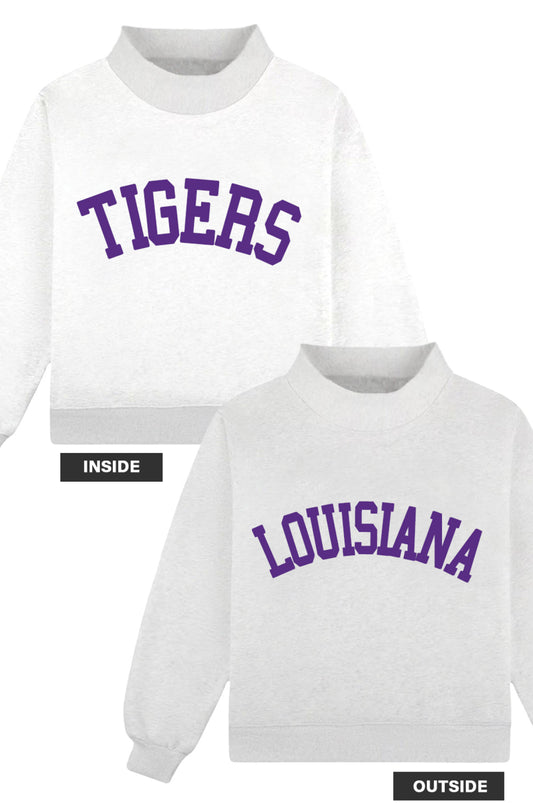 Louisiana Reversible Mockneck