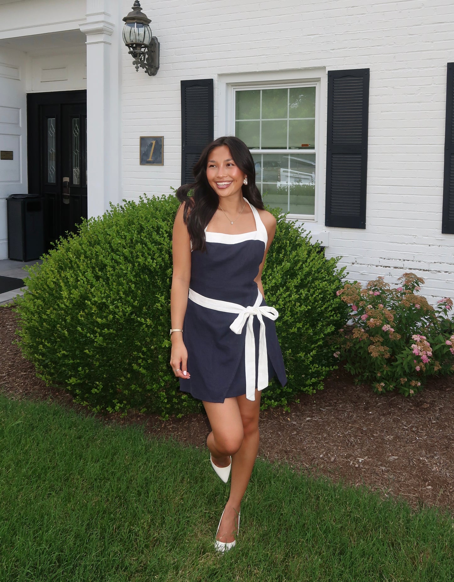 Hampton Mini Dress | Navy