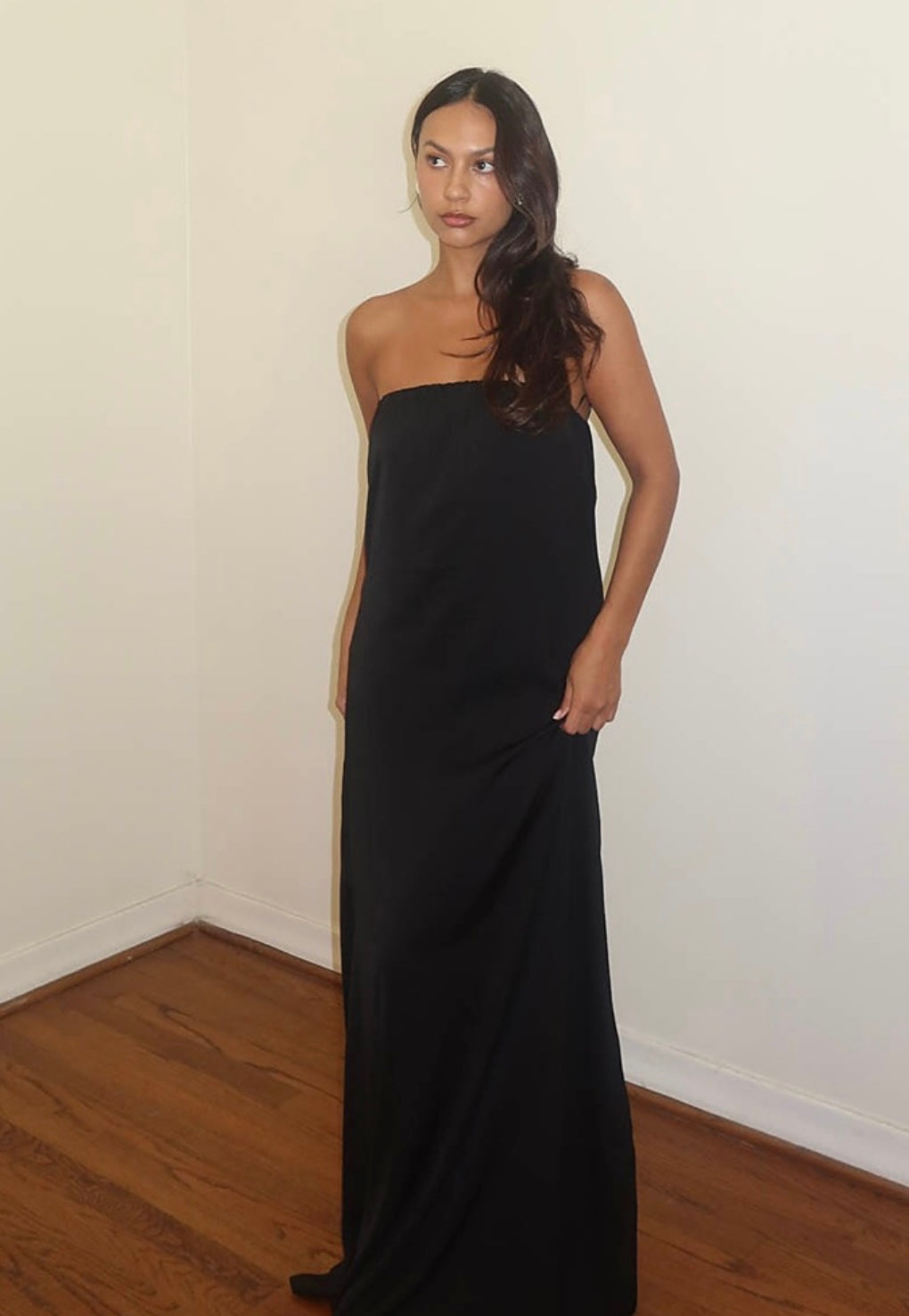 Rae Black Strapless Dress