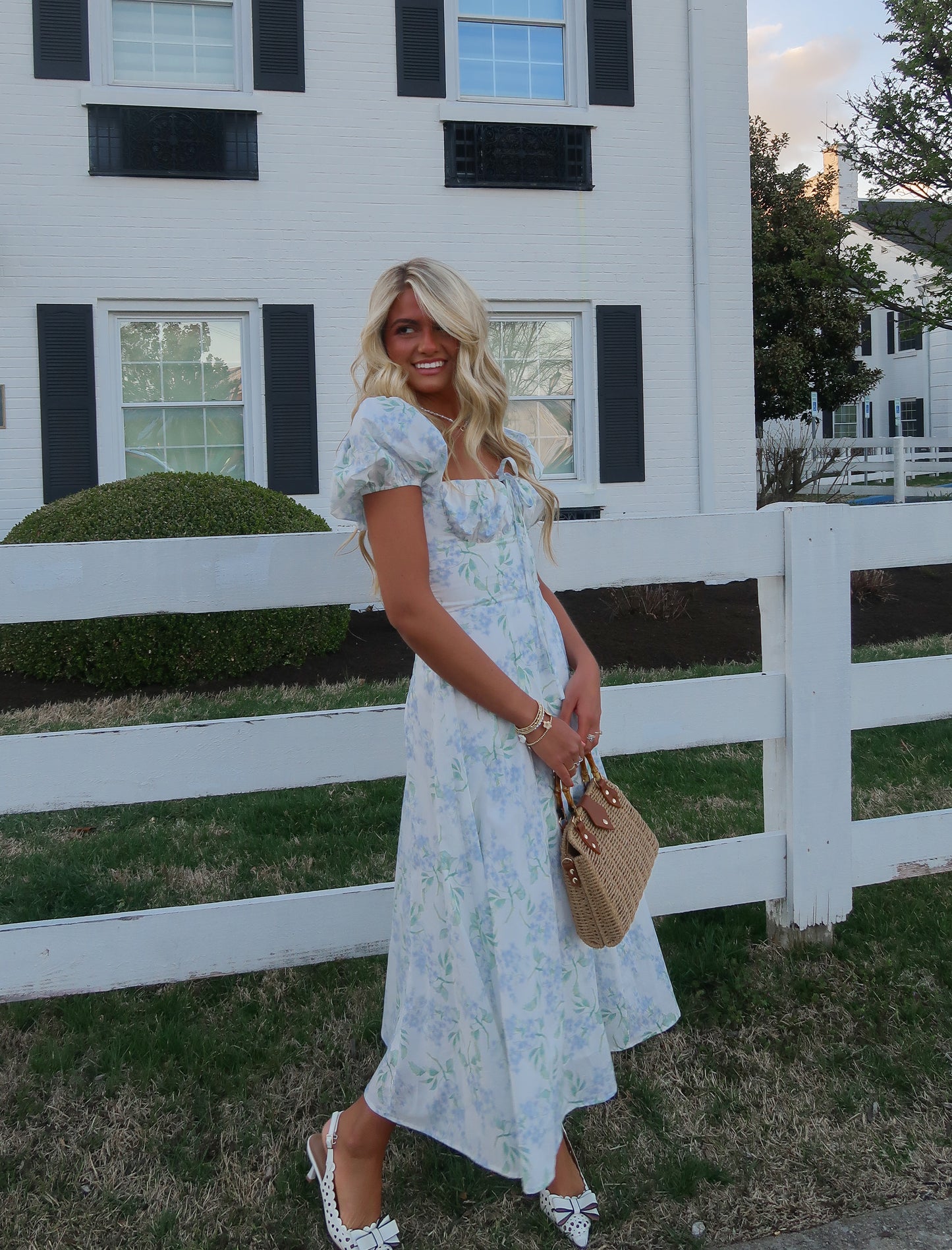 Genevieve Floral Midi Dress