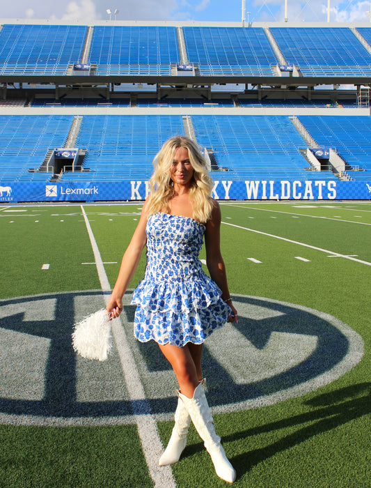 Sideline Floral Mini Dress