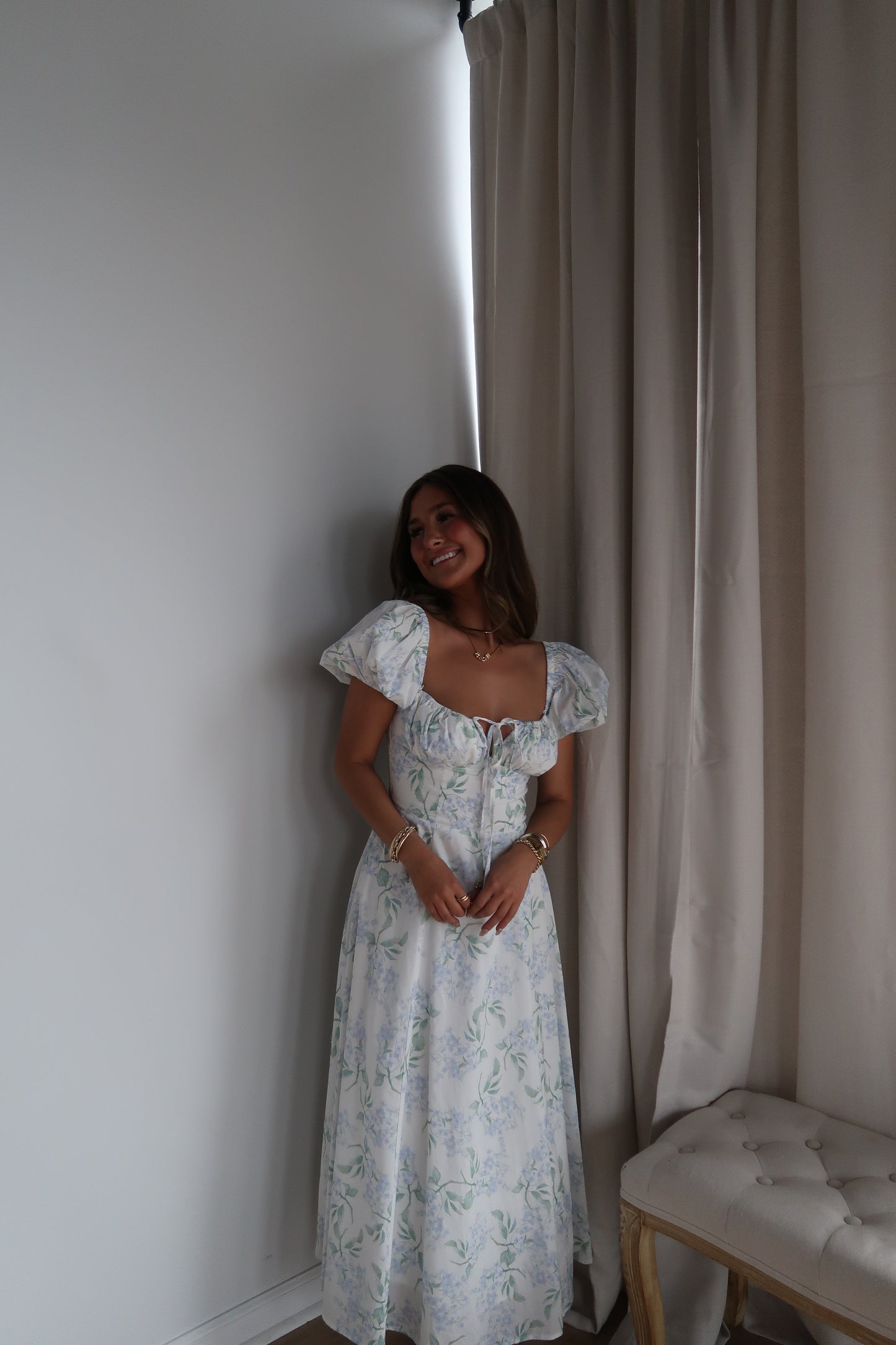 Genevieve Floral Midi Dress