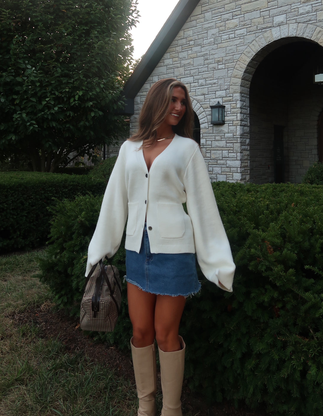 Estelle Cardigan | White