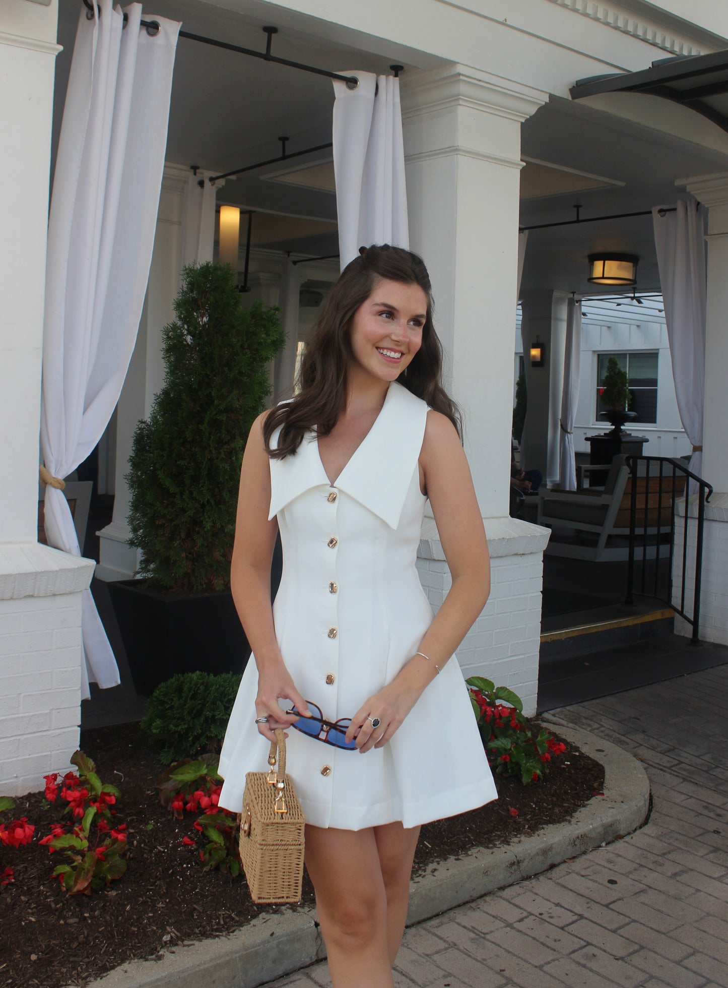 Gianna Mini Dress | White