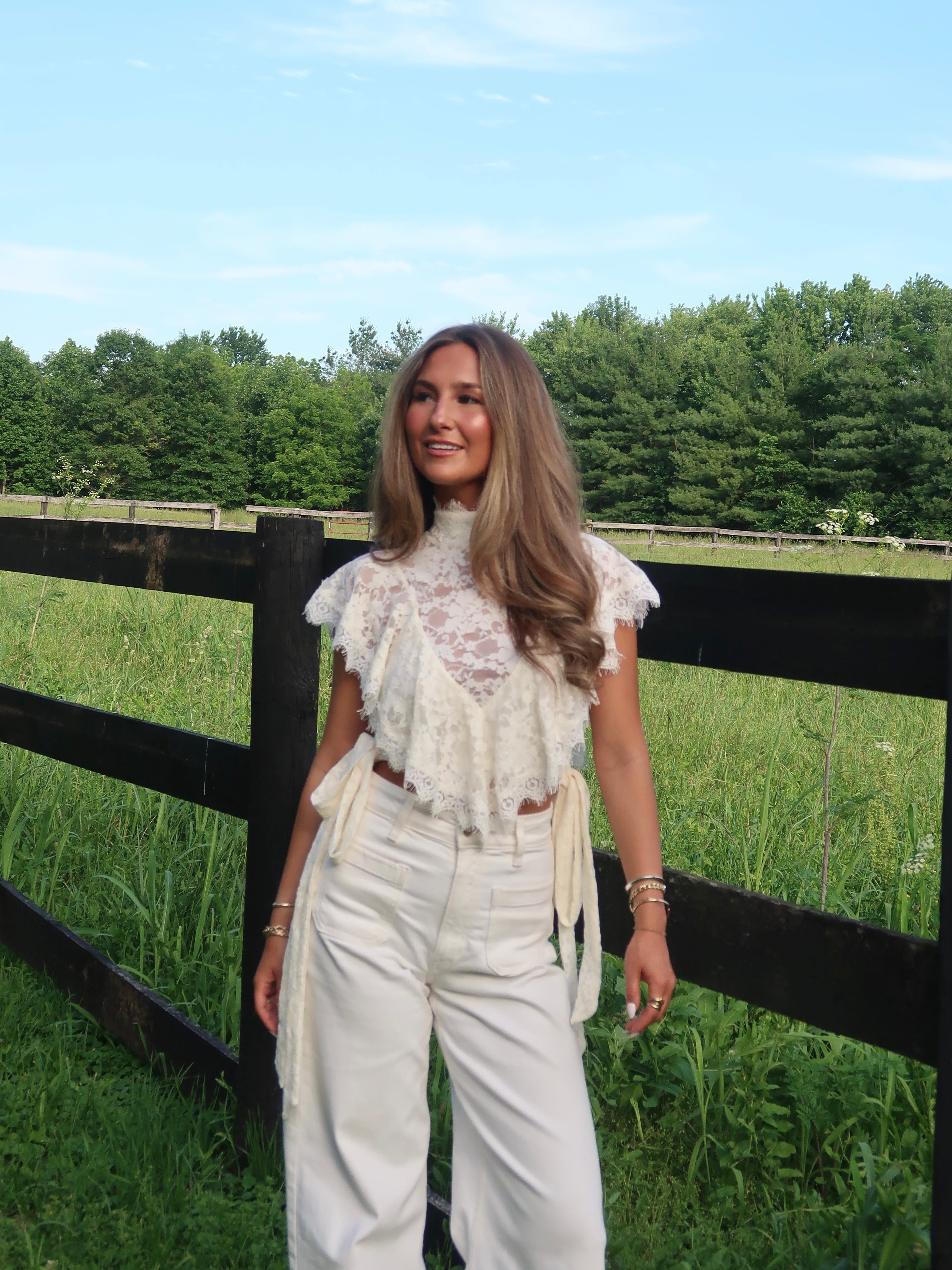 Delaney Lace Top PREORDER 10/30 – WKNDCLUB