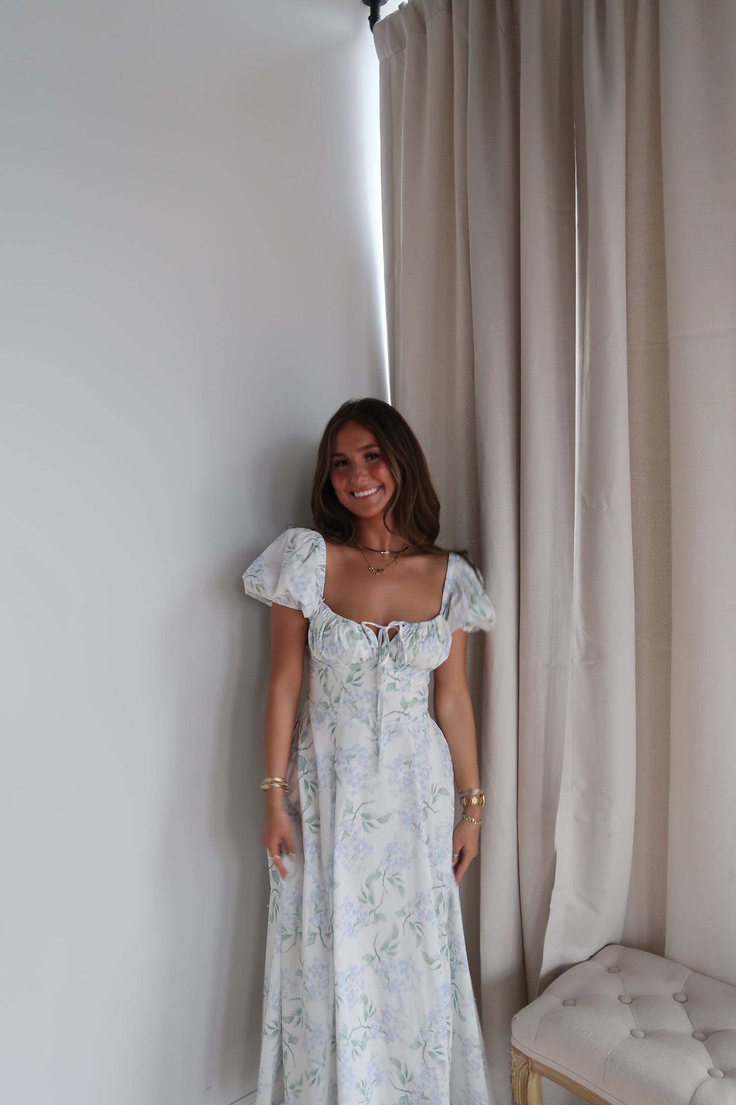 Genevieve Floral Midi Dress