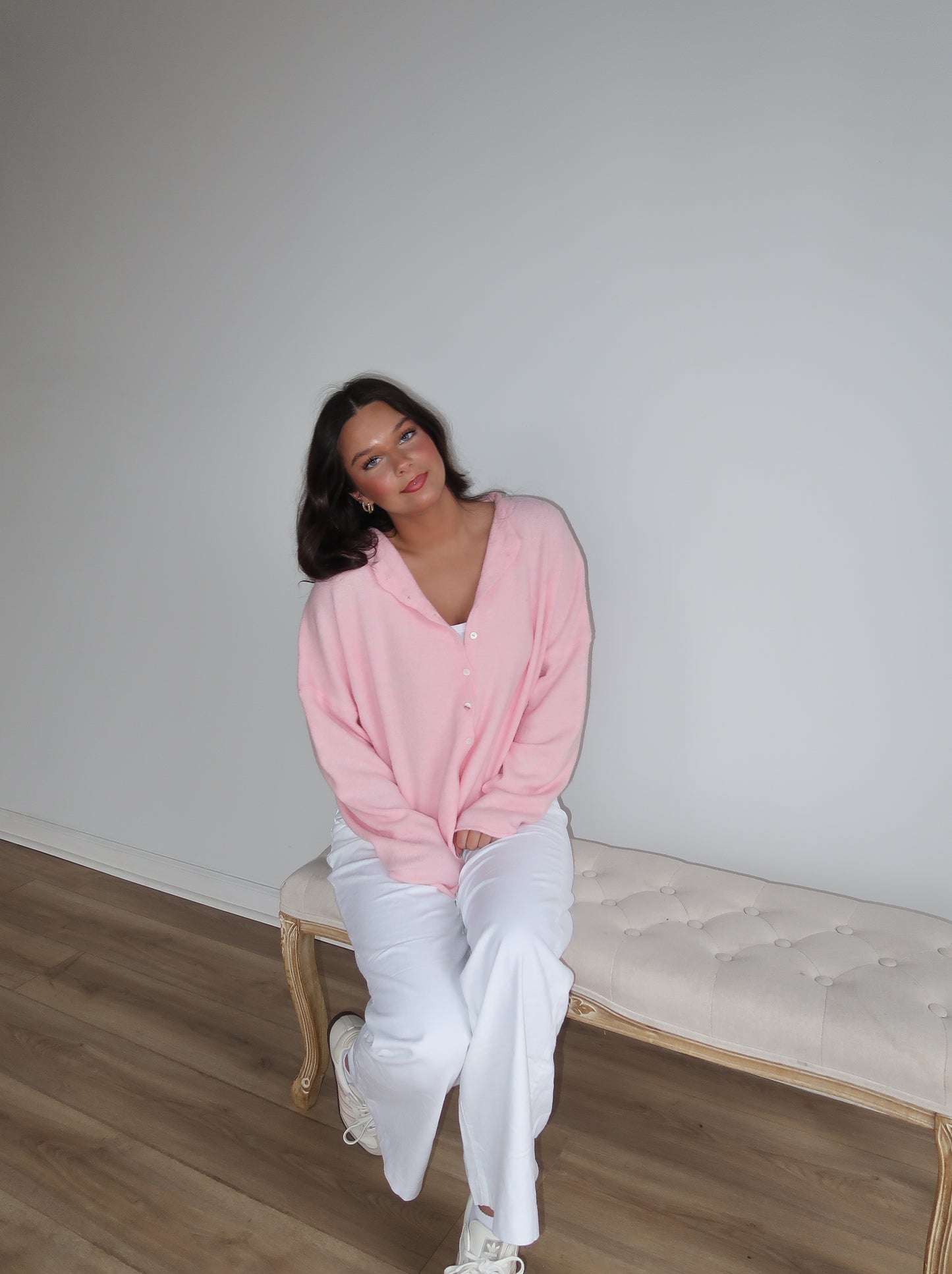 Malina Cardigan | Bubblegum Pink