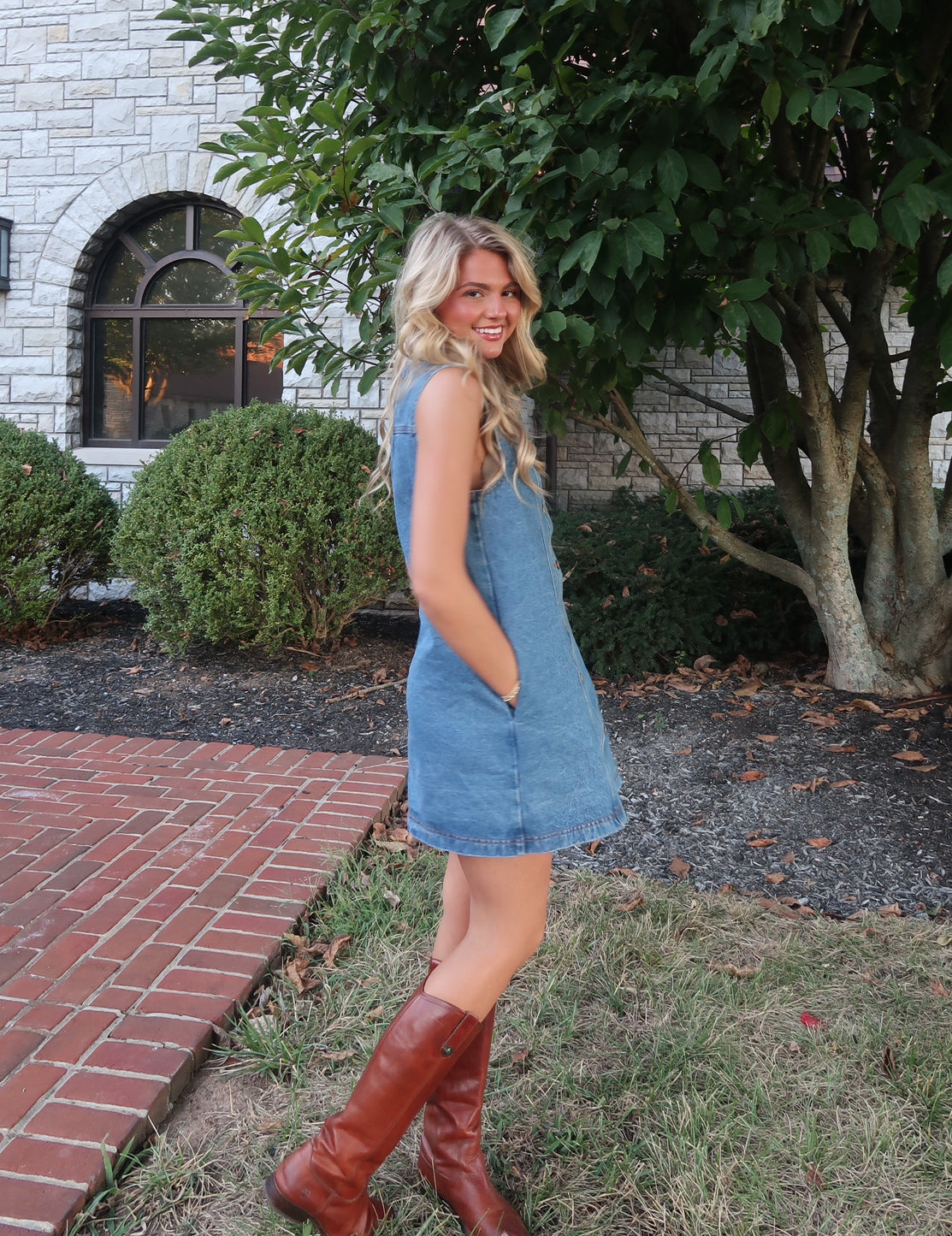 Hayes Denim Mini Dress