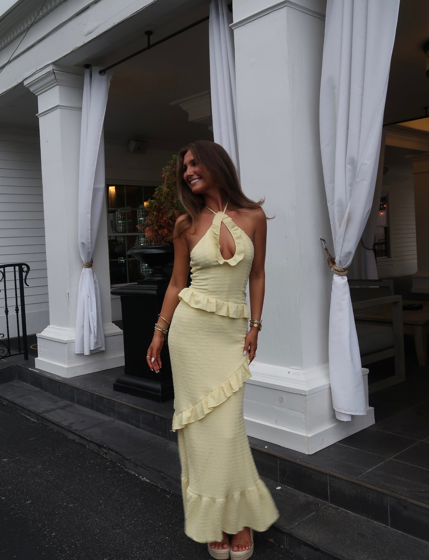 Alayna Halter Maxi Dress | Butter