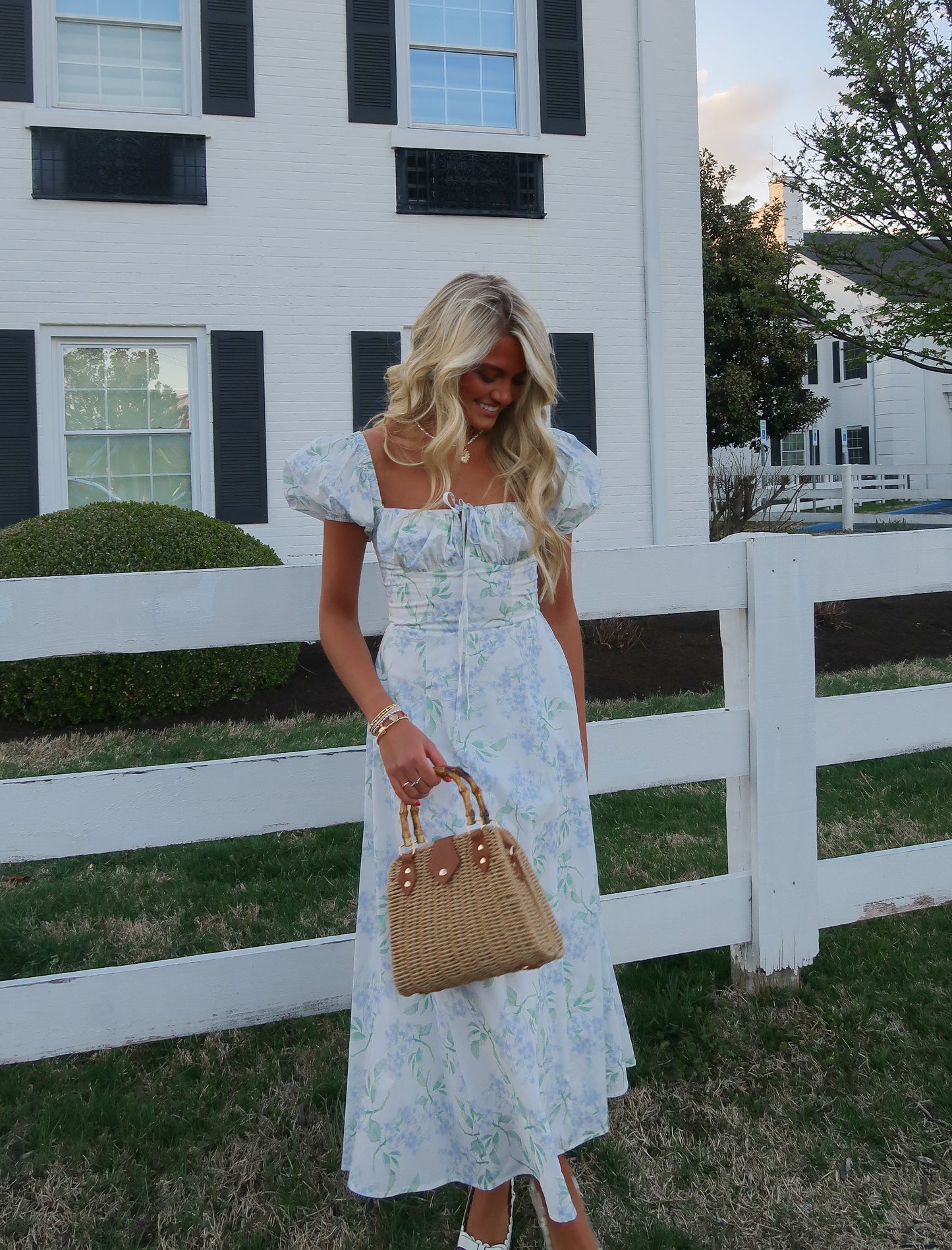 Genevieve Floral Midi Dress