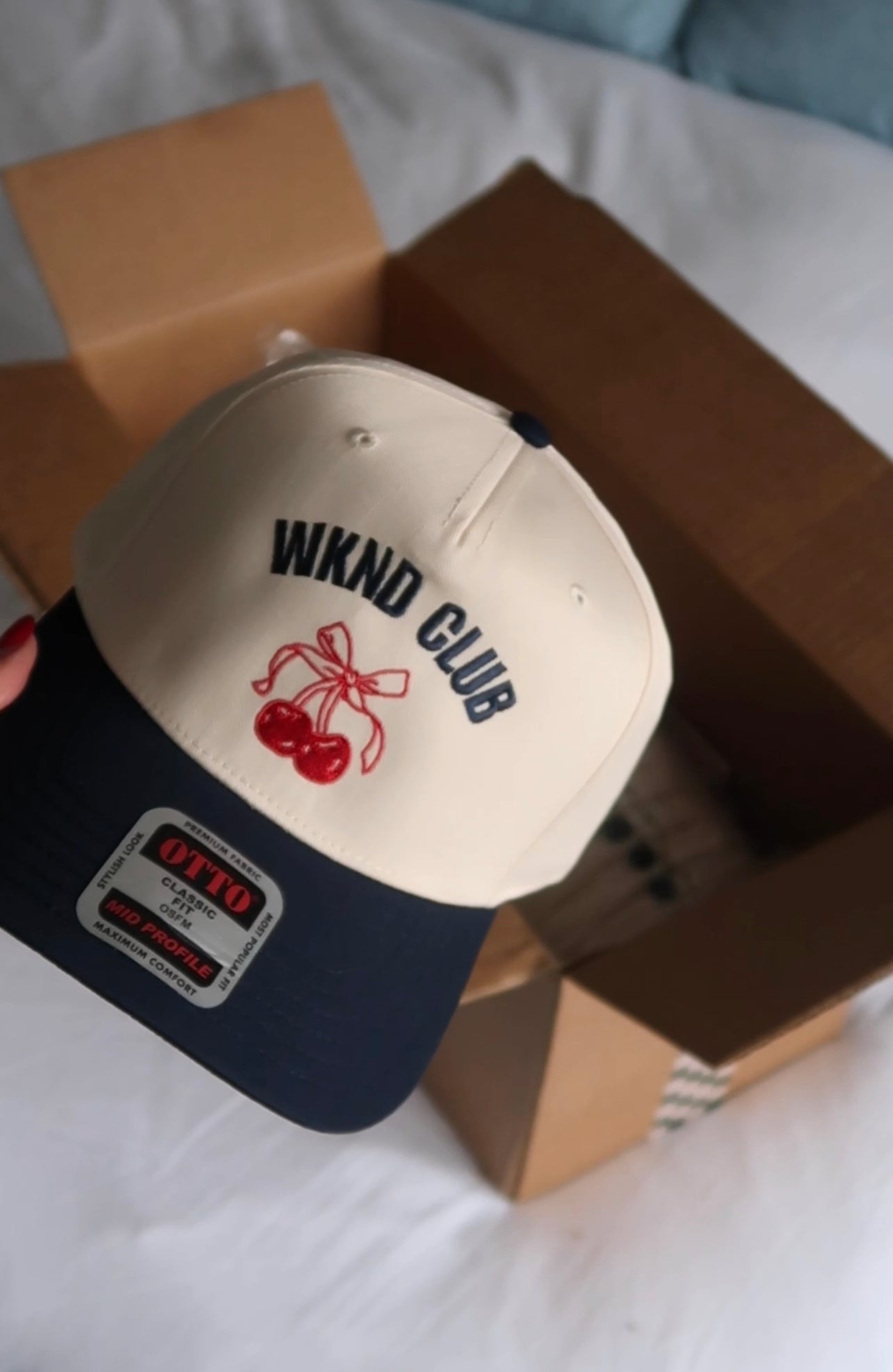 Cherry Trucker Hat