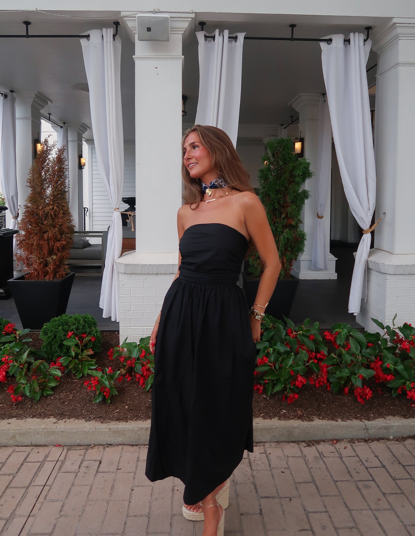 Overtime Midi Dress | Black