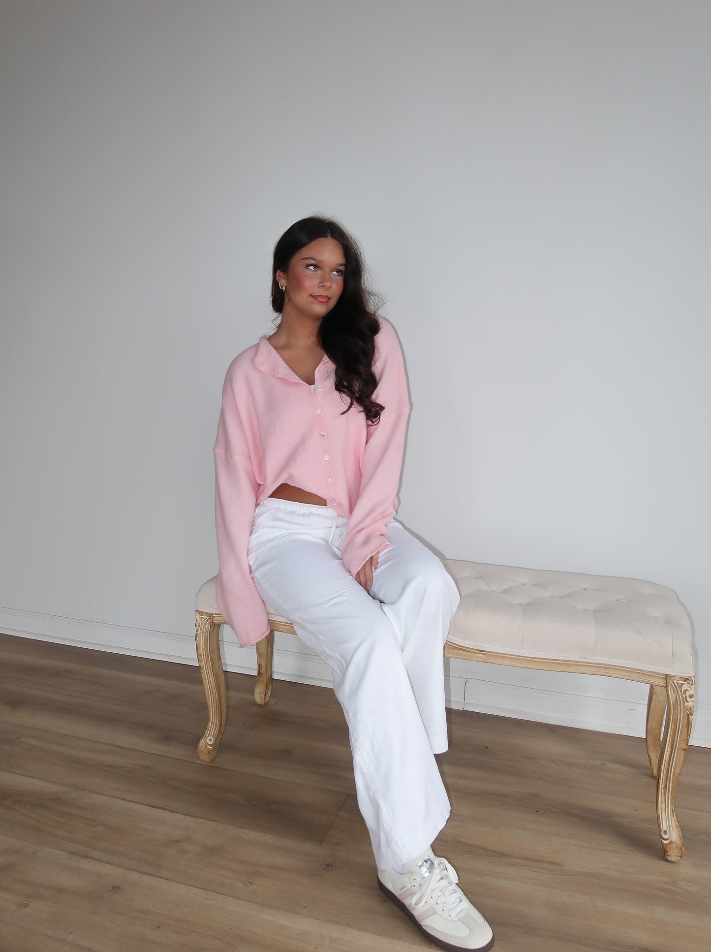 Malina Cardigan | Bubblegum Pink