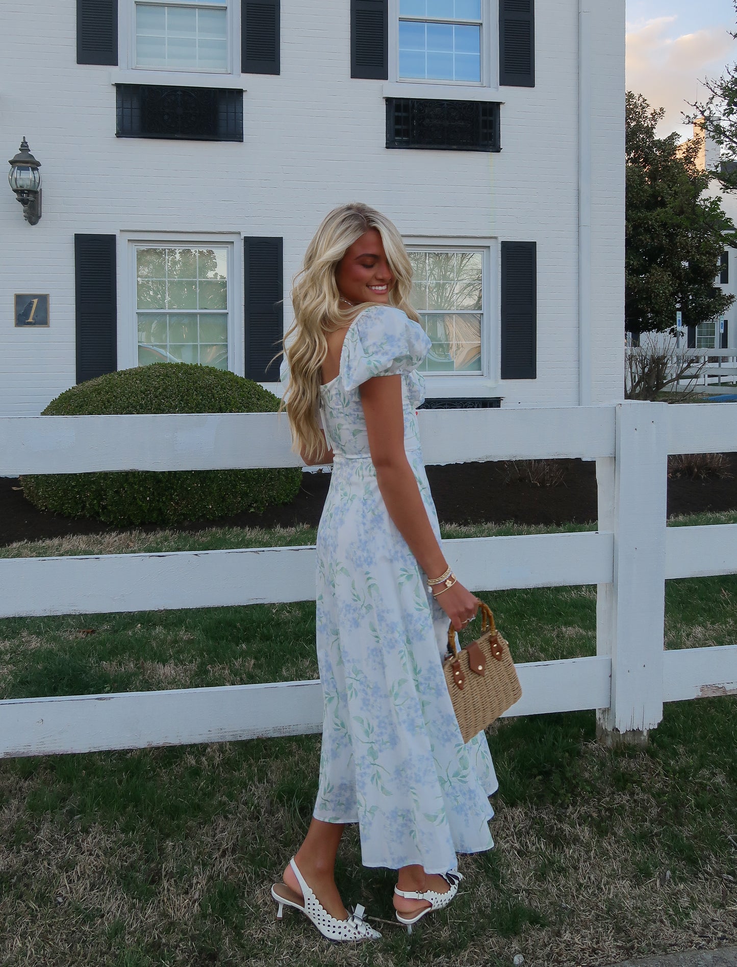 Genevieve Floral Midi Dress