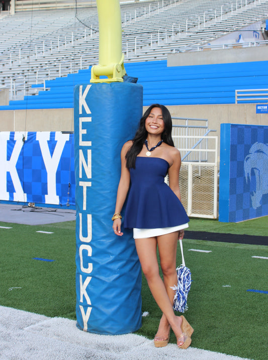 Game Winner Strapless Top