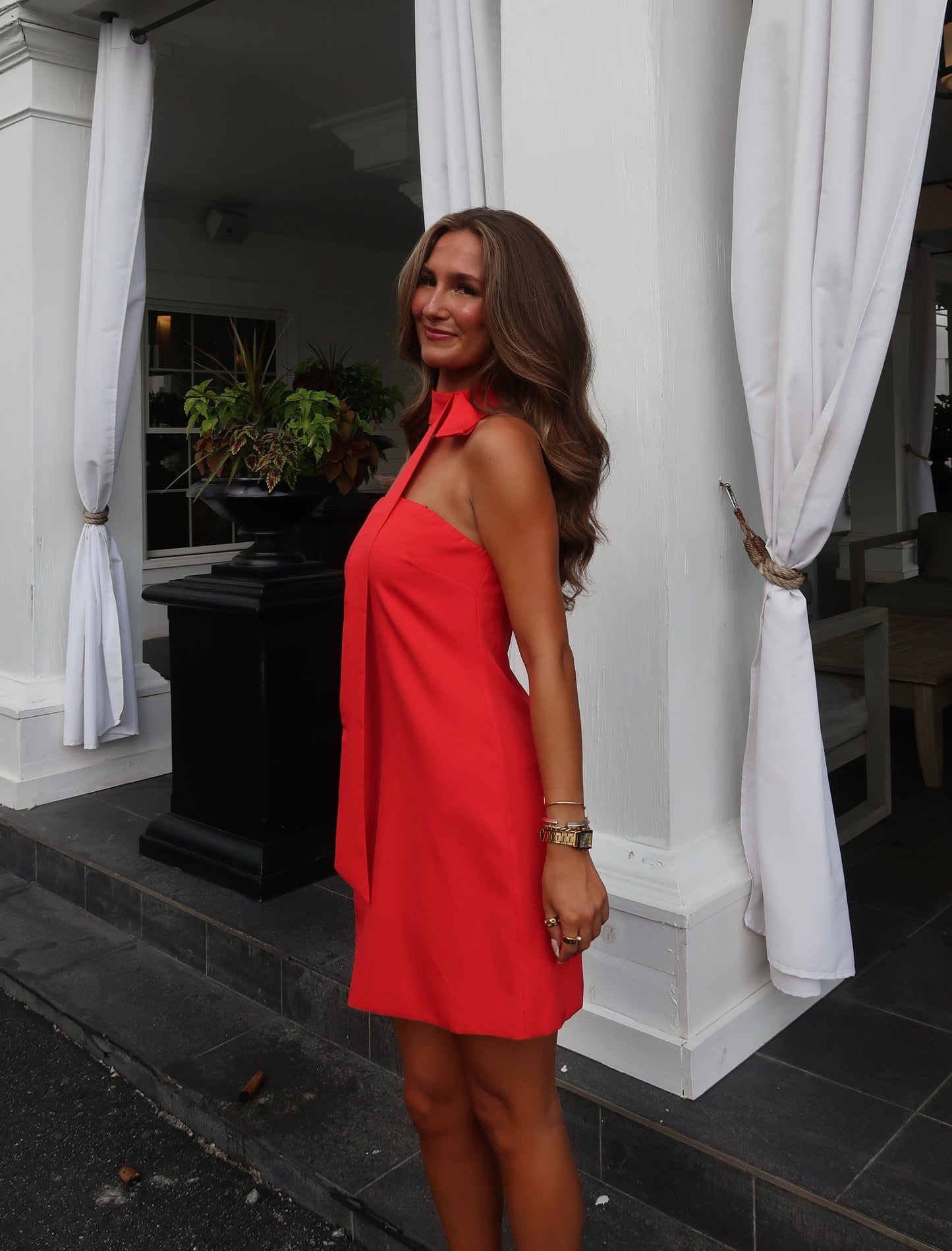 Annalise Mini Dress | Red