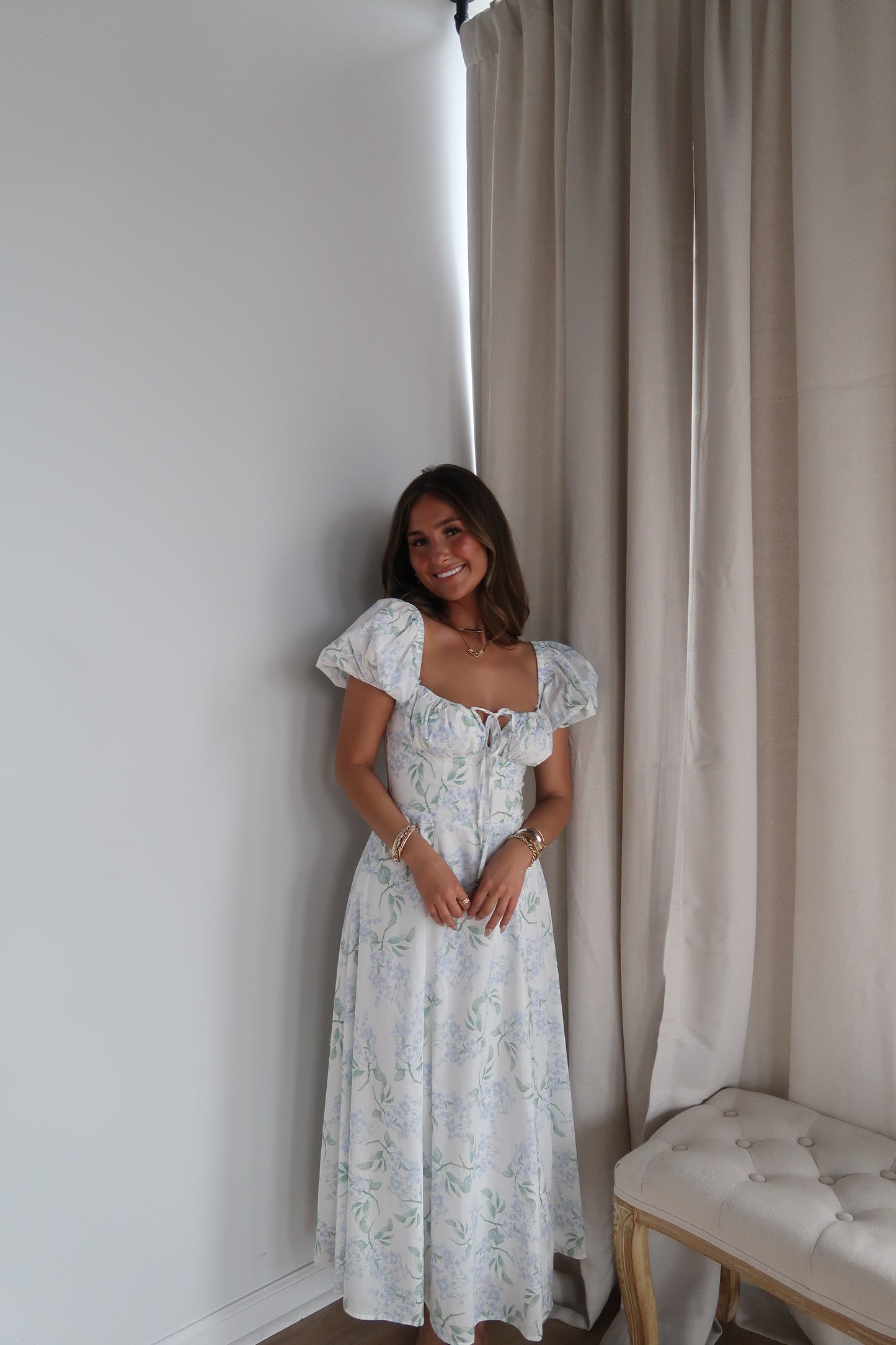 Genevieve Floral Midi Dress