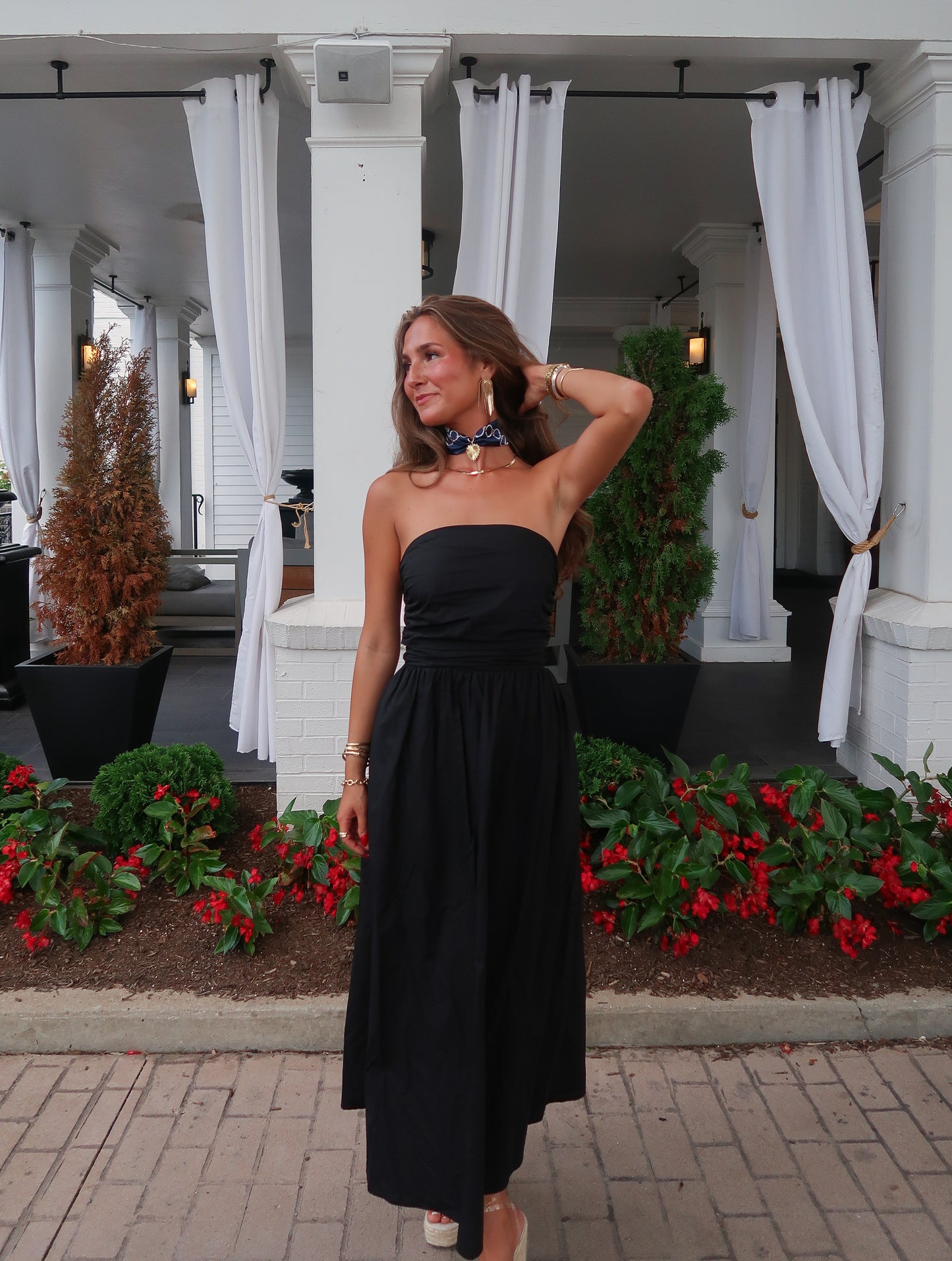 Overtime Midi Dress | Black