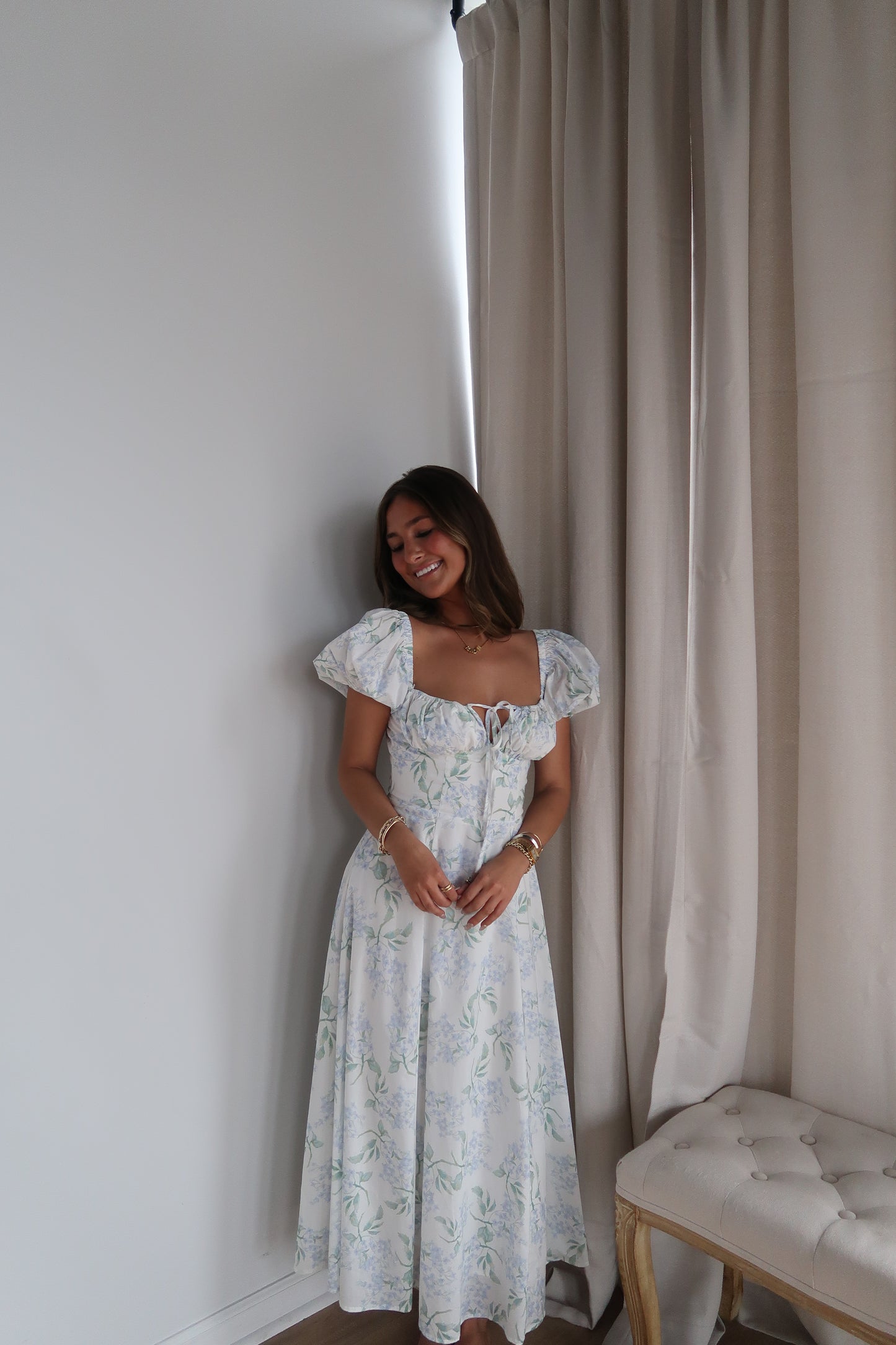 Genevieve Floral Midi Dress