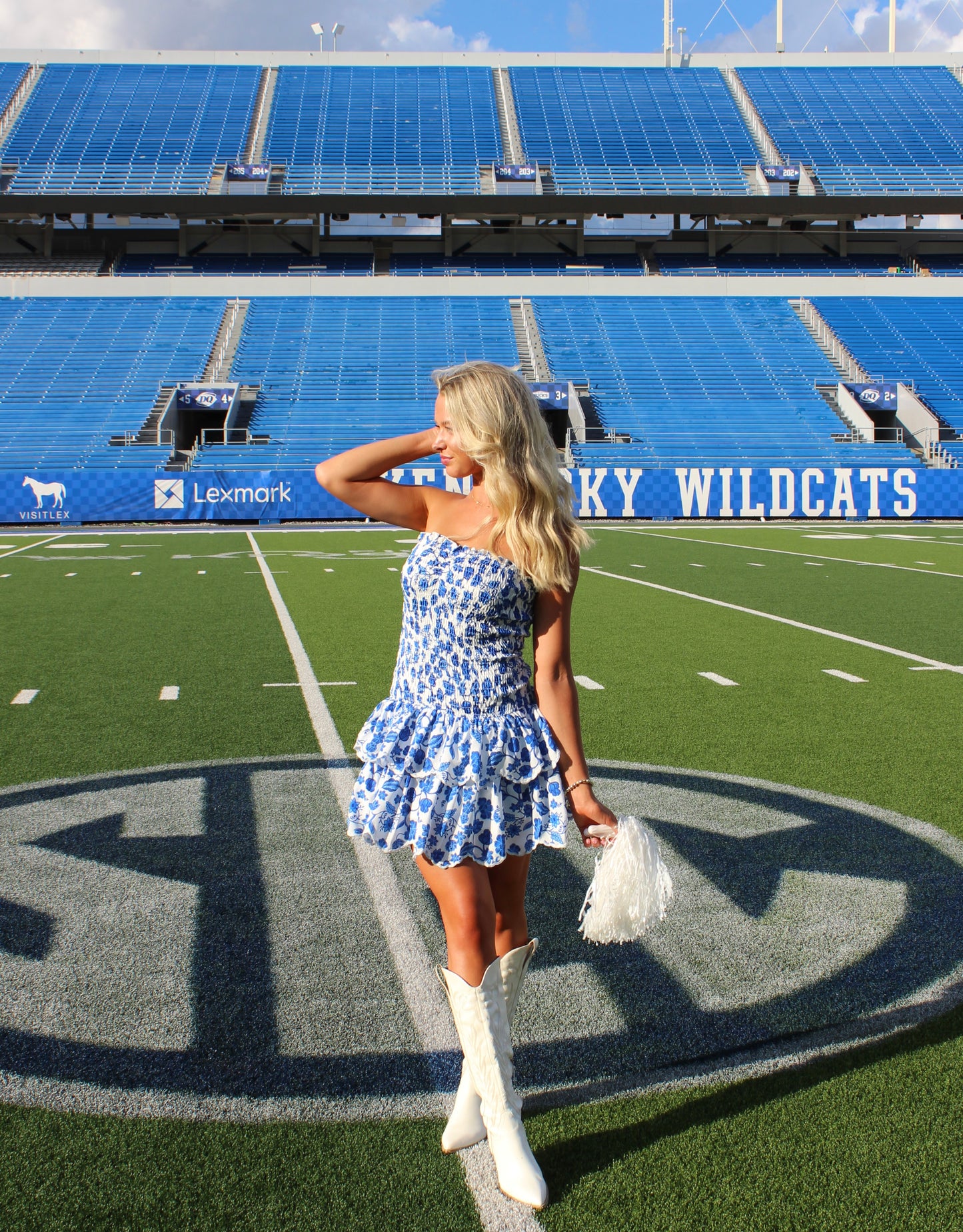 Sideline Floral Mini Dress
