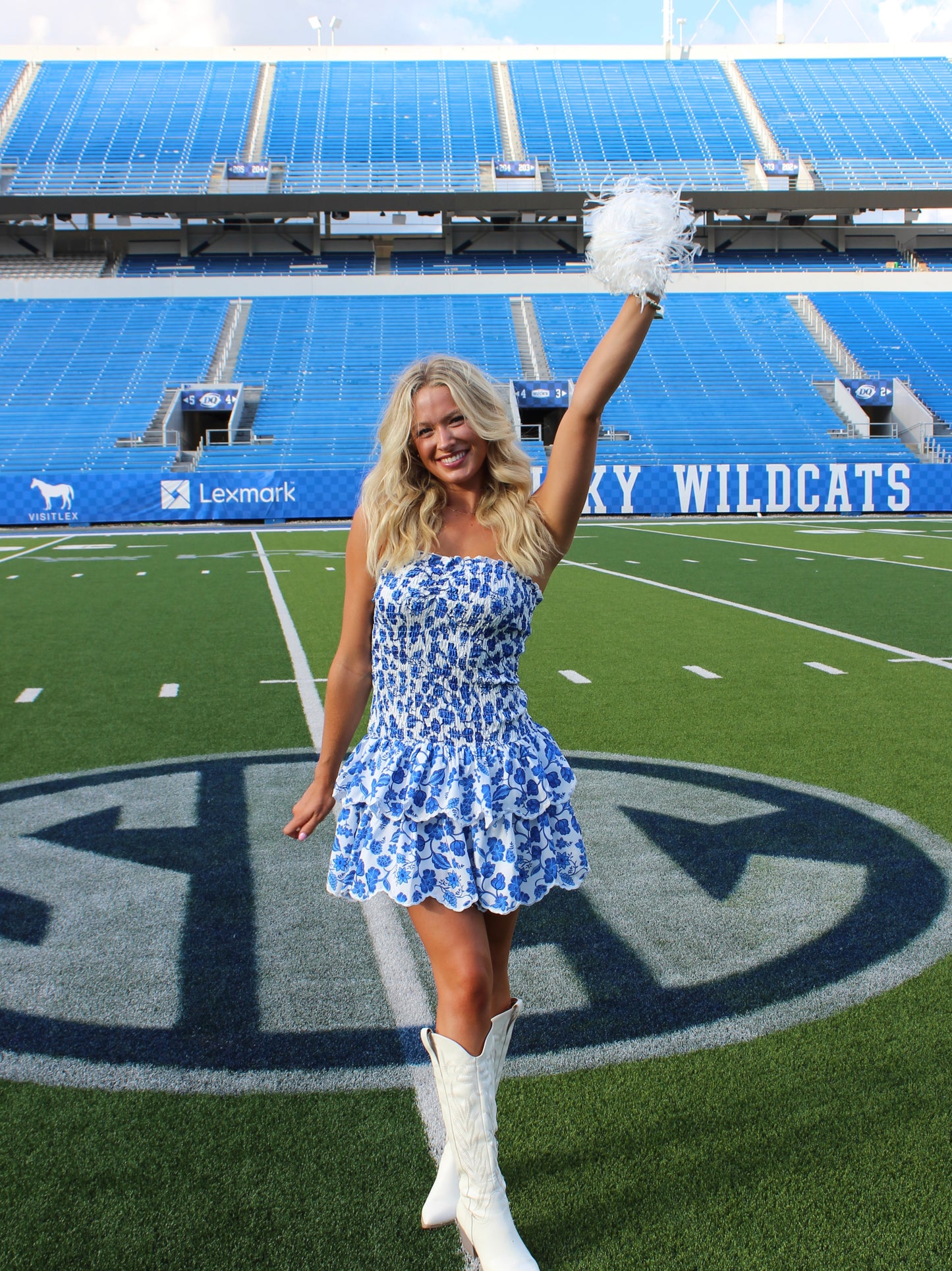 Sideline Floral Mini Dress