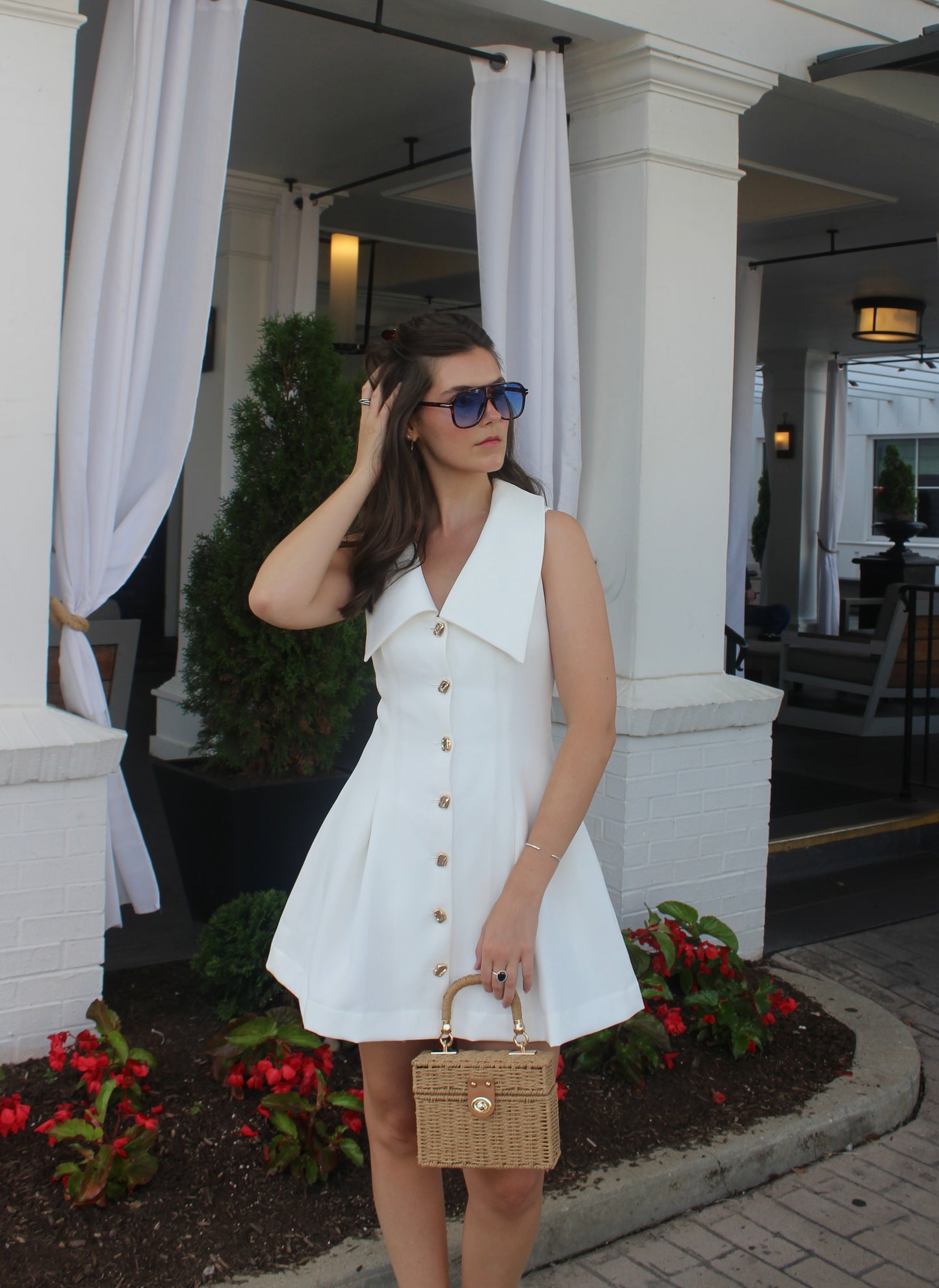 Gianna Mini Dress | White