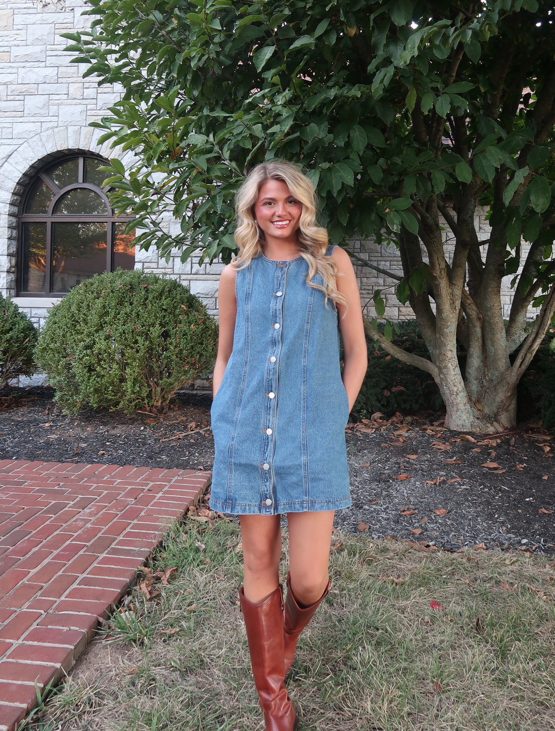 Hayes Denim Mini Dress