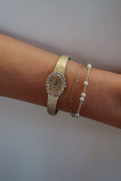 vintage watch | gold