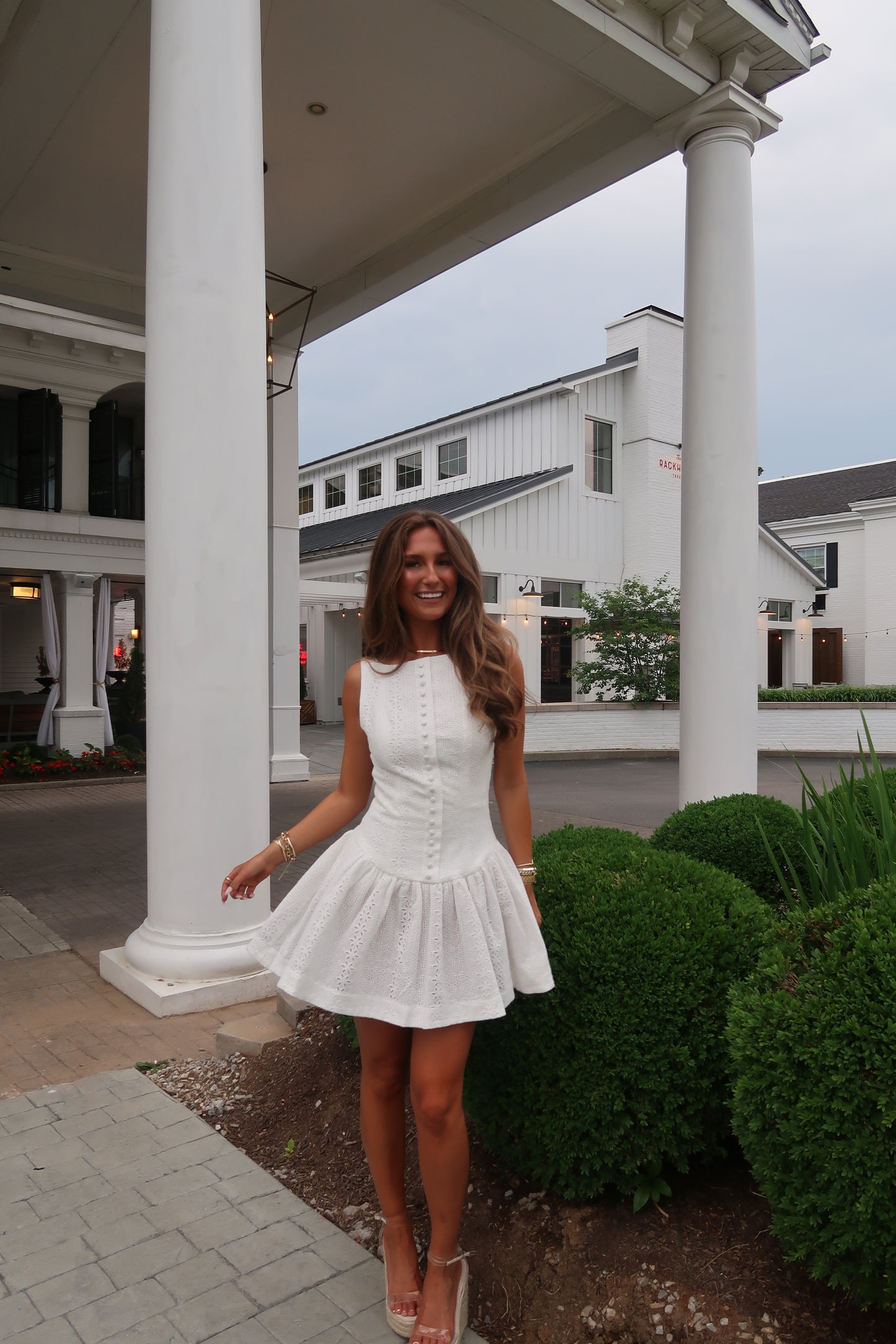 Estelle Mini Dress | White