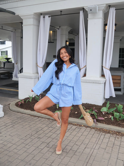 Emily Stripe Romper