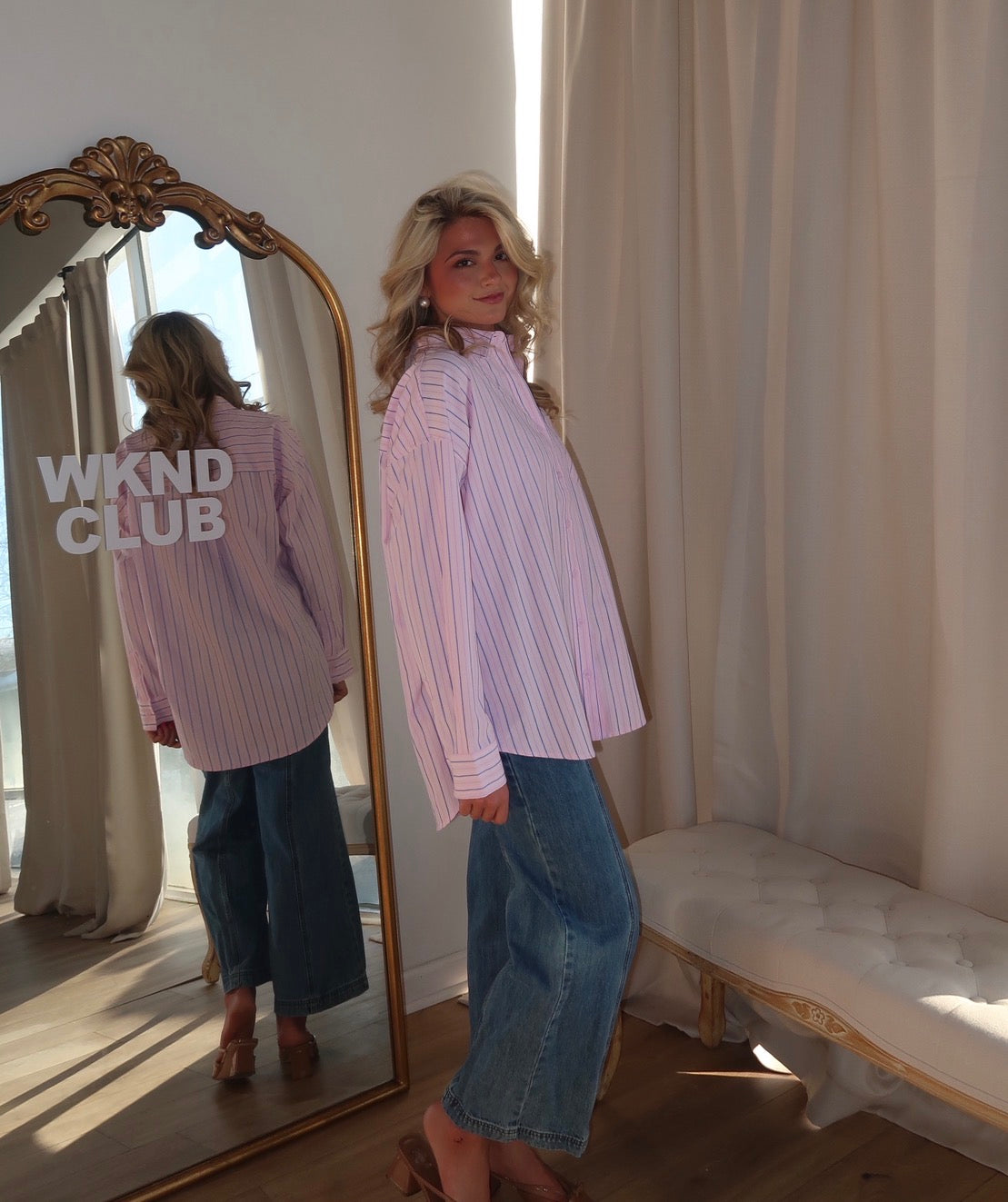 Clarke Stripe Button Down