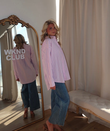 Clarke Stripe Button Down