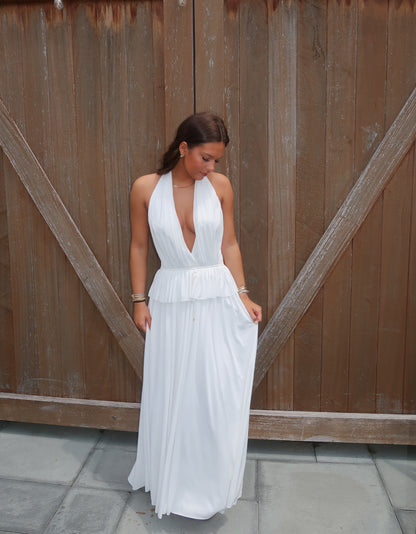Amaya White Maxi Dress