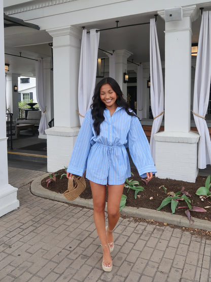 Emily Stripe Romper