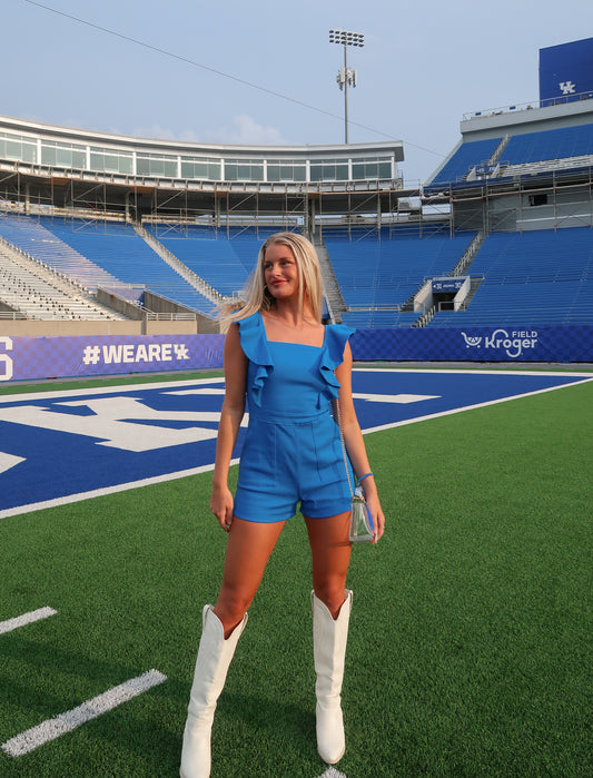 First Down Kentucky Romper