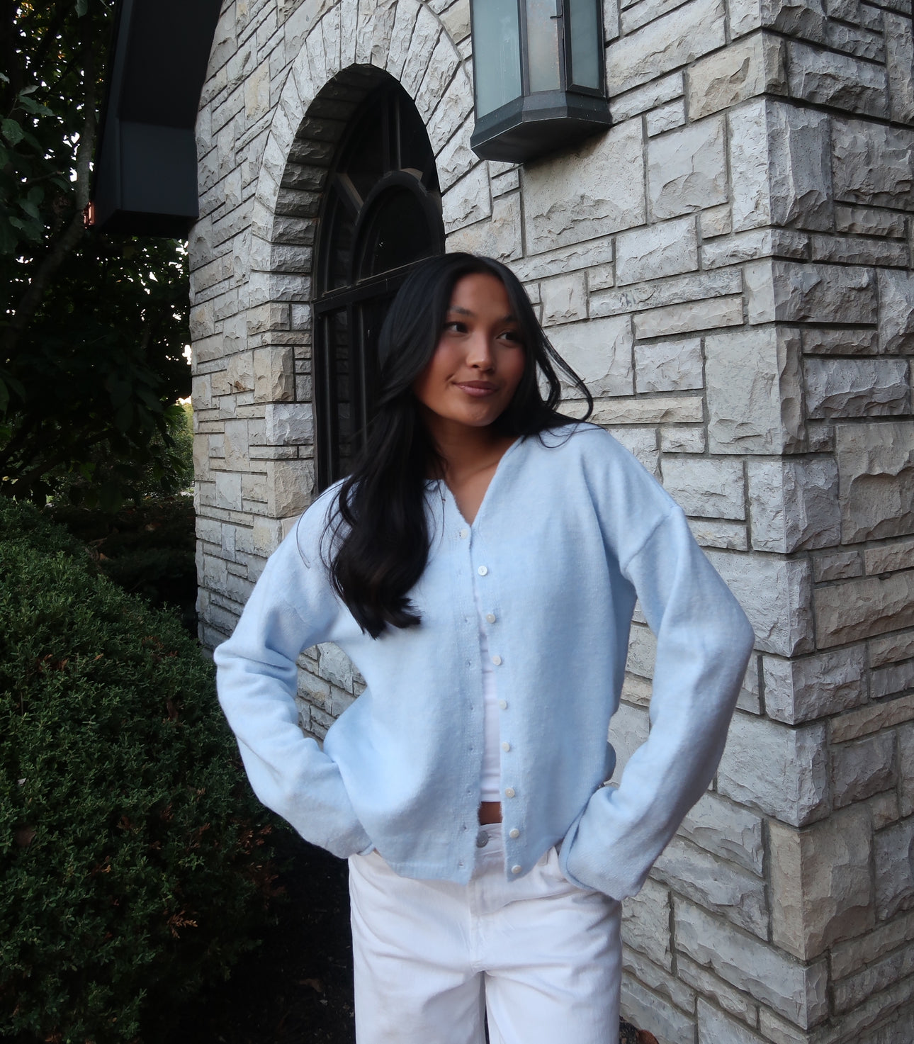 Sylvie Cardigan | Sky Blue