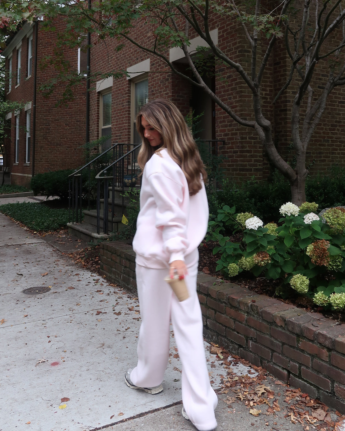 Haven Wide Leg Sweatpants | Baby Pink