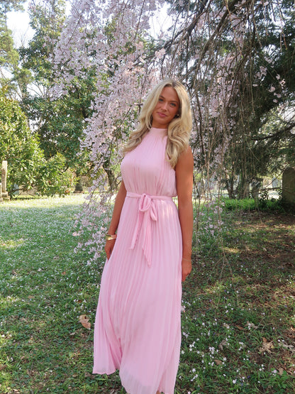 Iris Pleated Midi Dress