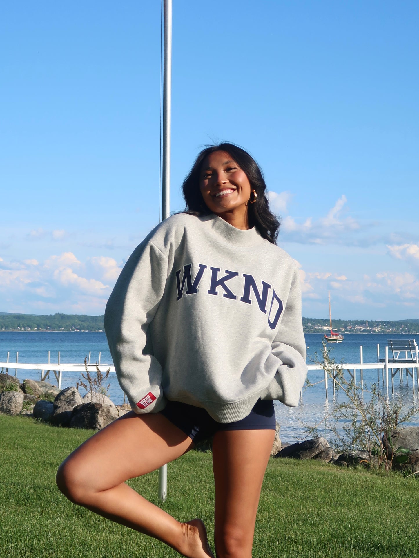 WKND CLUB Mockneck | Gray | PREORDER 6/26