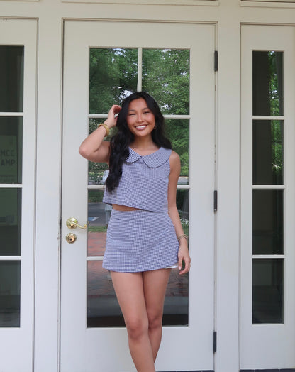 Frenchie Gingham Set | Black