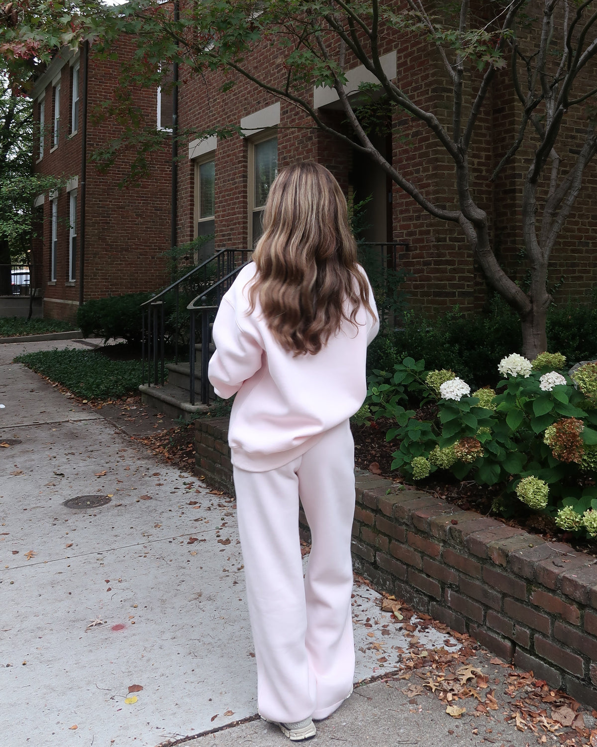 Haven Wide Leg Sweatpants | Baby Pink