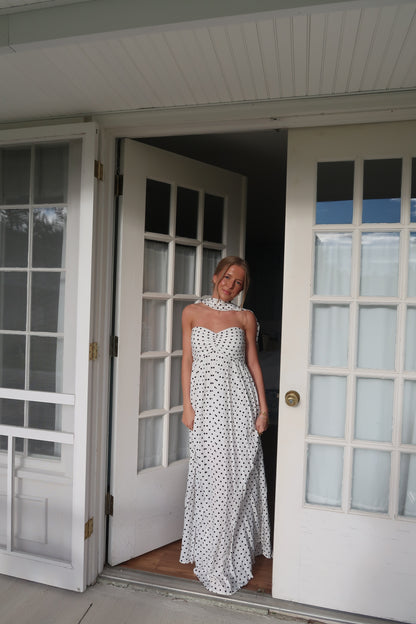 Sofie Polka Dot Maxi Dress